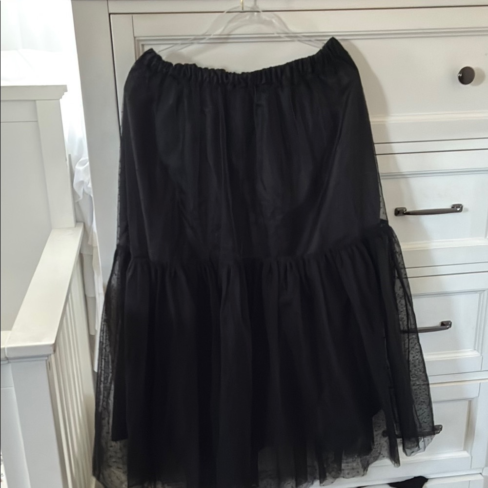 Scoop  Black Tulle Skirt - Picture 5 of 5